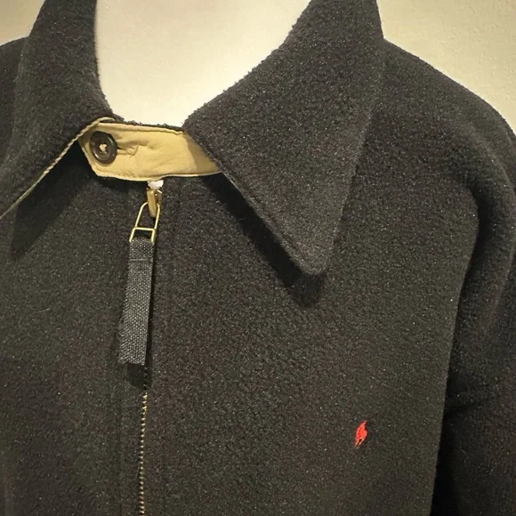 Black Polo jacket with Red Logo - Picture 2 of 3